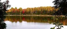 Garnett Lake in fall